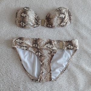 Snake print bikini Great